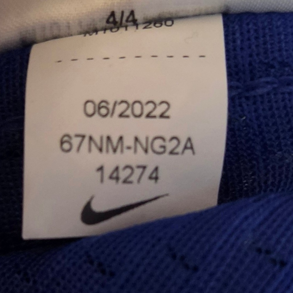 Nike Jersey Mens M Blue Excellent NY Giants Skull Graphic 67NM-NG2A, NWOT - Picture 5 of 8